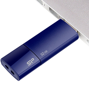 シリコンパワー USB2.0フラッシュメモリ Ultima U05 32GB ネイビー SP032GBUF2U05V1D 1個