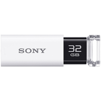 ソニー USBメモリー ポケットビット Uシリーズ 32GB ホワイト USM32GU W 1個
