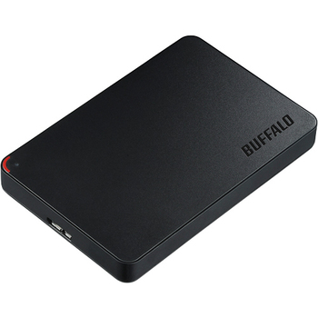 バッファロー MiniStation 2.5インチ 外付けポータブルHDD 1TB ブラック HD-PCF1.0U3-BBE 1台