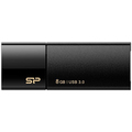 シリコンパワー USB3.0 スライド式フラッシュメモリ 8GB ブラック SP008GBUF3B05V1K 1個