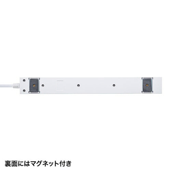 サンワサプライ 雷ガードタップ 2P・10個口 1m TAP-SP217-1 1個
