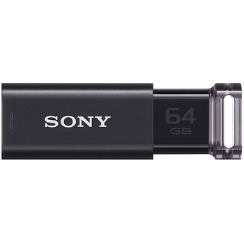 ソニー USBメモリー ポケットビット Uシリーズ 64GB ブラック USM64GU B 1個
