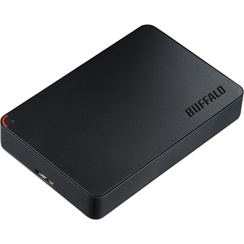 バッファロー MiniStation 2.5インチ 外付けポータブルHDD 2TB ブラック HD-PCF2.0U3-GBE 1台