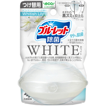 小林製薬 液体ブルーレットおくだけ 除菌ホワイト ホワイティッシュリリー つけ替用 70ml 1個