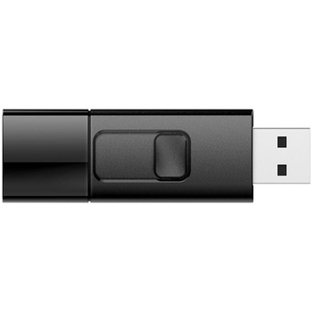 シリコンパワー USB3.0 スライド式フラッシュメモリ 32GB ブラック SP032GBUF3B05V1K 1個