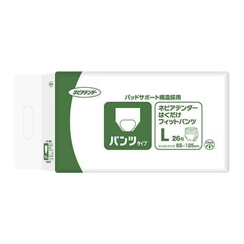 王子ネピア ネピアテンダー はくだけフィットパンツ L 1セット(104枚:26枚×4パック)