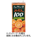 ジェイエイビバレッジ佐賀 みかん100 1L 紙パック(口栓付) 1ケース(6本)