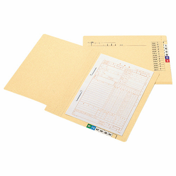 ライオン事務器 カルテフォルダー ペーパータイプ A4 KF-1K-50P 1パック(50冊)