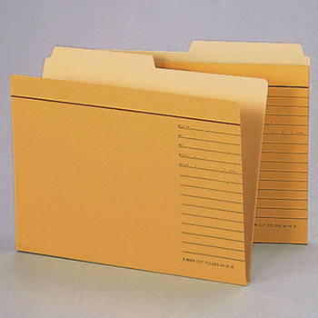 ライオン事務器 カットフォルダー A4判 A4-2F-R-20P 1パック(20冊)