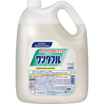 花王 ワンダフル 業務用 4.5L/本 1セット(4本)