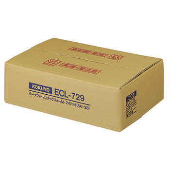 コクヨ 連続伝票用紙(タックフォーム) 横15×縦10インチ(381.0×254.0mm) 24片 ECL-729 1箱(500シート)
