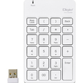 ナカバヤシ 静音テンキーボード USB無線タイプ ホワイト TNK-SR227W 1台