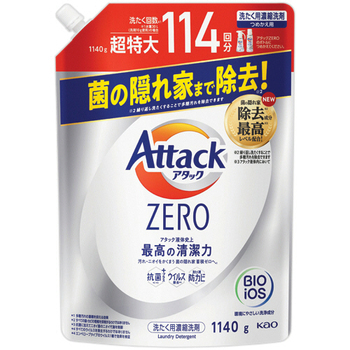 花王 アタックZERO つめかえ用 1140g 1個