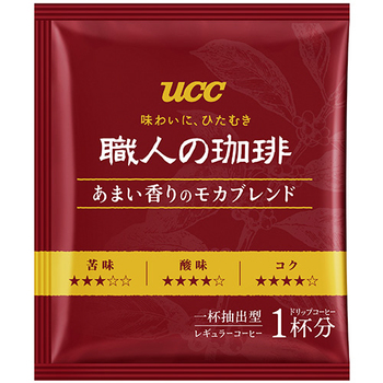 UCC 職人の珈琲 ドリップコーヒー あまい香りのモカブレンド 7g 1セット(200袋:100袋×2箱)