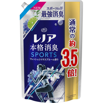 P&G レノア本格消臭 スポーツ フレッシュシトラスブルー 詰替用 超特大 1390ml 1個