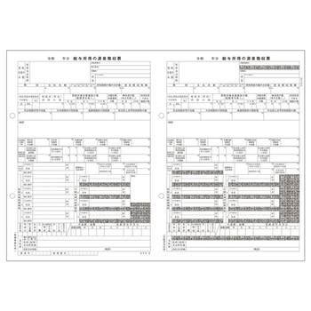 PCA PA1132GA 退職者用源泉徴収票(令和7年分) 単票用紙レーザープリンタ用 50名入 PA1132GAR07 1冊(50枚)