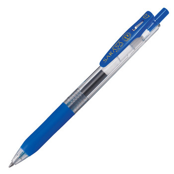 ゼブラ ジェルボールペン サラサクリップ 0.7mm 青 JJB15-BL 1セット(10本)