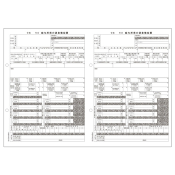 PCA PA1134GA 電子申告用源泉徴収票(令和6年分) 単票用紙レーザープリンタ用 100名入 PA1134GAR06 1冊(50枚)
