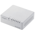 エレコム 1000BASE-T対応 スイッチングハブ 5ポート プラスチック筐体 ホワイト RoHS指令準拠(10物質) EHC-G05PA-W-K 1台
