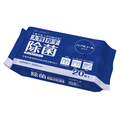クラフトマン 除菌 ウェットティッシュ 大判 厚手 ノンアルコールタイプ WT-20 1セット(480枚:20枚×24パック)