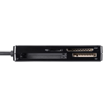 バッファロー USB2.0 マルチカードリーダー/ライター ケーブル収納モデル ブラック BSCR300U2BK 1個