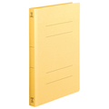 TANOSEE フラットファイル(厚とじW) A4タテ 250枚収容 背幅28mm 黄 1セット(100冊:10冊×10パック)