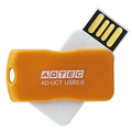 アドテック USB2.0 回転式フラッシュメモリ 16GB オレンジ AD-UCTR16G-U2R 1個