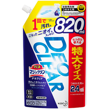 花王 バスマジックリン デオクリア フレッシュシトラス つめかえ用 820ml 1個