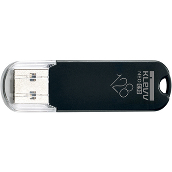 エッセンコア クレブ USB3.0フラッシュメモリ NEO C30 128GB キャップ式 ブラック U128GUR3-NC 1個