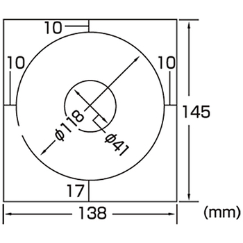 サンワサプライ インクジェット透けないCDラベル 内径41mm スーパーファイン つやなしマット LB-CDR003N 1冊(20シート)