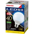 東芝ライテック LED電球 ボール電球形 E26口金 3.5W 昼白色 LDG4N-G/G70/40W/2 1個