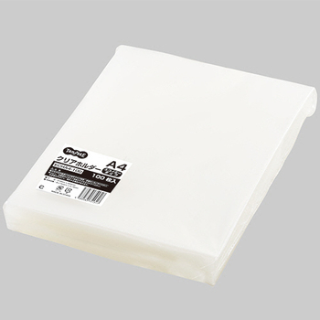 TANOSEE クリアホルダー エコノミータイプ A4 クリア 厚さ0.15mm 1セット(3000枚:100枚×30パック)