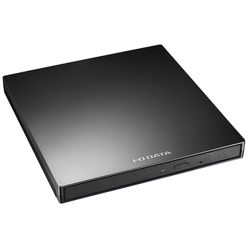 アイオーデータ USB Type-Cコネクター対応 保存ソフト付きポータブルDVDドライブ ブラック DVRP-UC8SK/H 1台