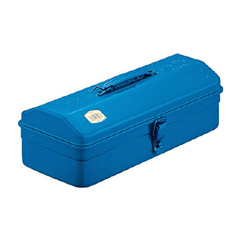 TRUSCO 山型ツールボックス 359×150×124mm ブルー Y-350-B 1個