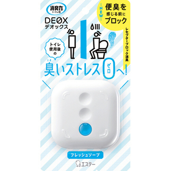 エステー 消臭力 DEOX トイレ用 フレッシュソープ 本体 6ml 1個