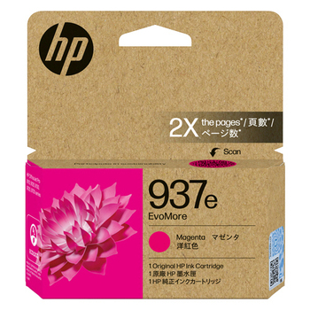 HP HP937e EvoMore インクカートリッジ マゼンタ 4S6W7NA 1個