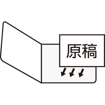 ナカバヤシ 手貼りラミフィルム 名刺サイズ対応 TLF-002 1パック(10枚)