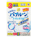 アース製薬 らくハピ いれるだけバブルーン トイレボウル 180g 1パック(3袋)