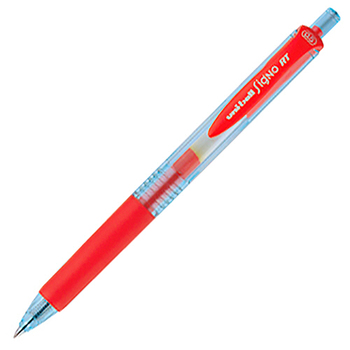 三菱鉛筆 ゲルインクボールペン ユニボール シグノ RT エコライター 0.5mm 赤 UMN105EW.15 1セット(10本)