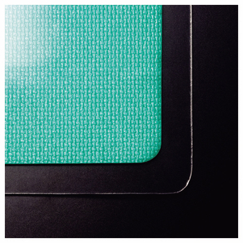 ライオン事務器 デスクマット PVC製 光沢仕上 ダブル(グリーンマット付) 1355×620×1.8mm No.3N 1枚