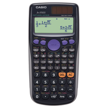 カシオ 関数電卓 10桁 ハードケース付 FX-375ES-N 1台