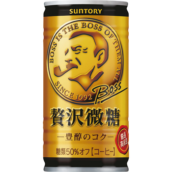 サントリー ボス 贅沢微糖 185g 缶 1ケース(30本)