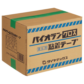 ダイヤテックス パイオランクロス粘着テープ 塗装養生用 50mm×25m 緑 Y-09-GRx50 1セット(30巻)