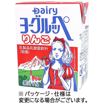 南日本酪農協同 デーリィ ヨーグルッペ りんご 200ml 紙パック 1ケース(18本)