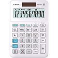 カシオ W税率電卓 10桁 ミニジャストタイプ ホワイト MW-100TC-WE-N 1台