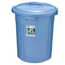 積水テクノ成型 エコポリペール #45 フタ 丸型 ブルー PEFN45B 1個
