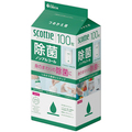 日本製紙クレシア スコッティ ウェットティシュー 除菌 ノンアルコールタイプ つめかえ用 1パック(100枚)