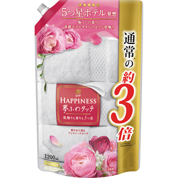 P&G レノアハピネス 夢ふわタッチ 華やかに香るアンティークローズ 詰替用 超特大サイズ 1200ml 1パック