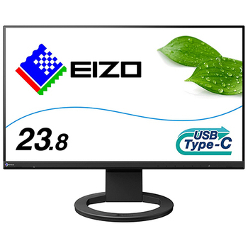 EIZO FlexScan 23.8型 カラー液晶モニター ブラック EV2480-ZBK 1台