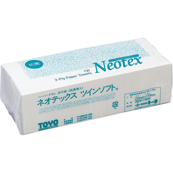 トーヨ ネオテックスツインソフト抗菌 エコノミー 150組/パック 1セット(48パック)
